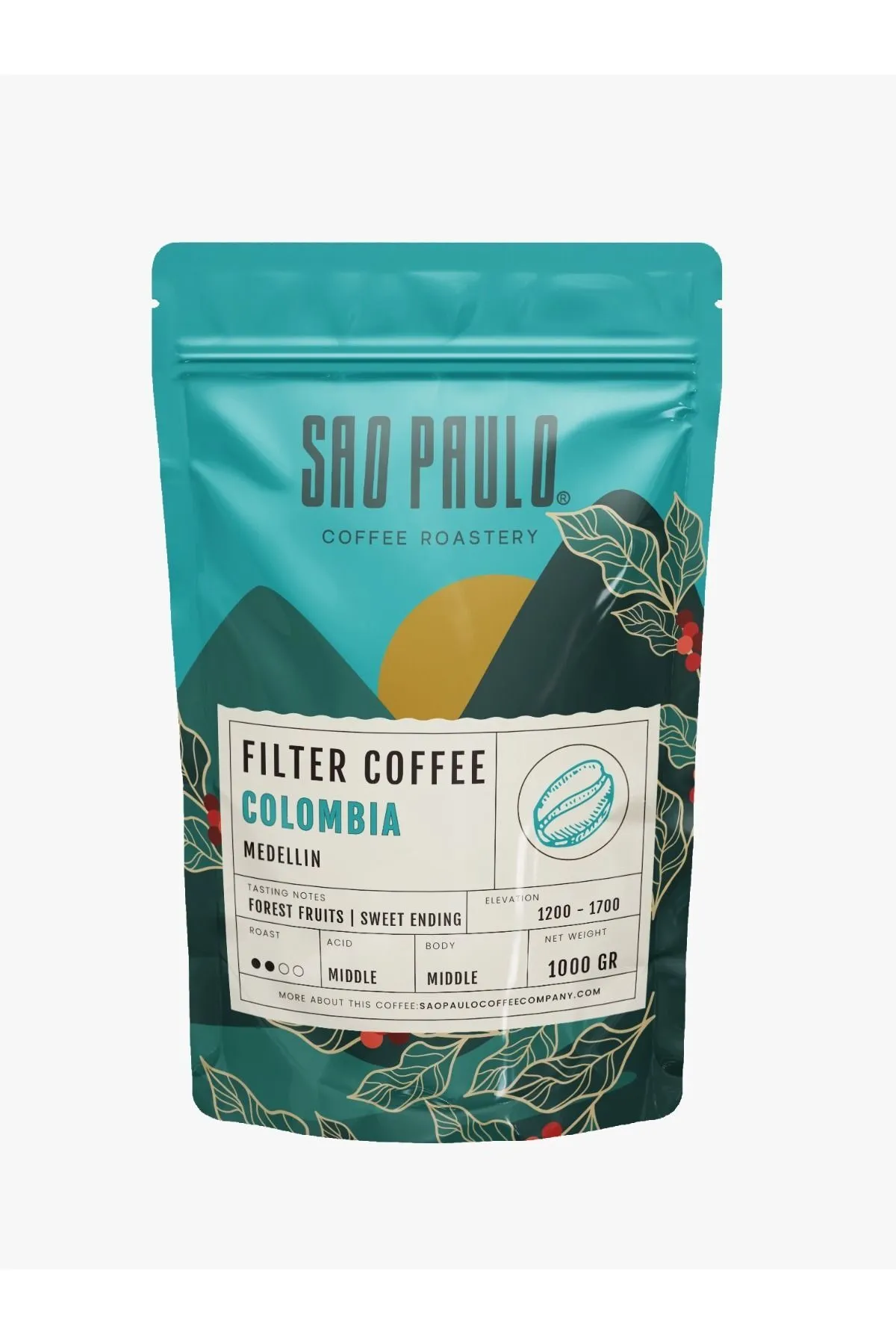 SAO PAULO COLOMBİA FİLTRE KAHVE 1000 GR