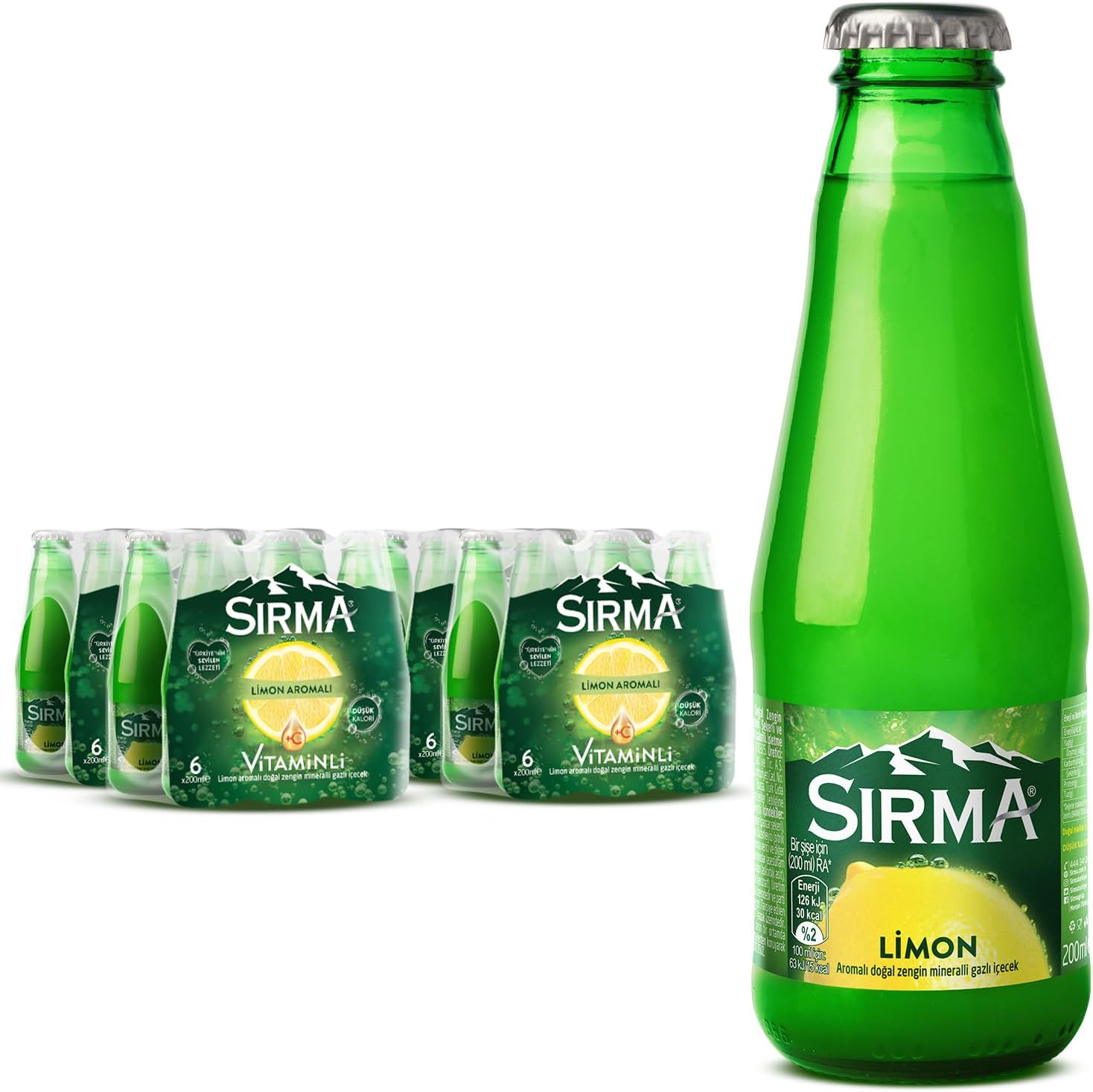 BURSA SIRMA 0,20 LT LİMON+C X 24 ADET