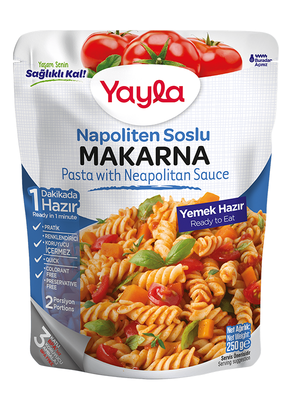 Yayla Napoliten Soslu Makarna 250 GR