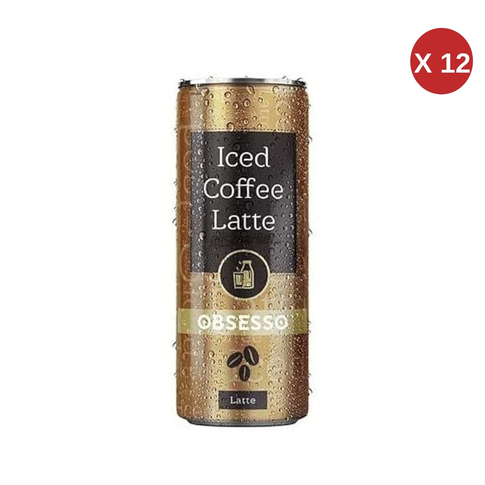 OBSESSO LATTE CAN 250 ML (12 ADET)