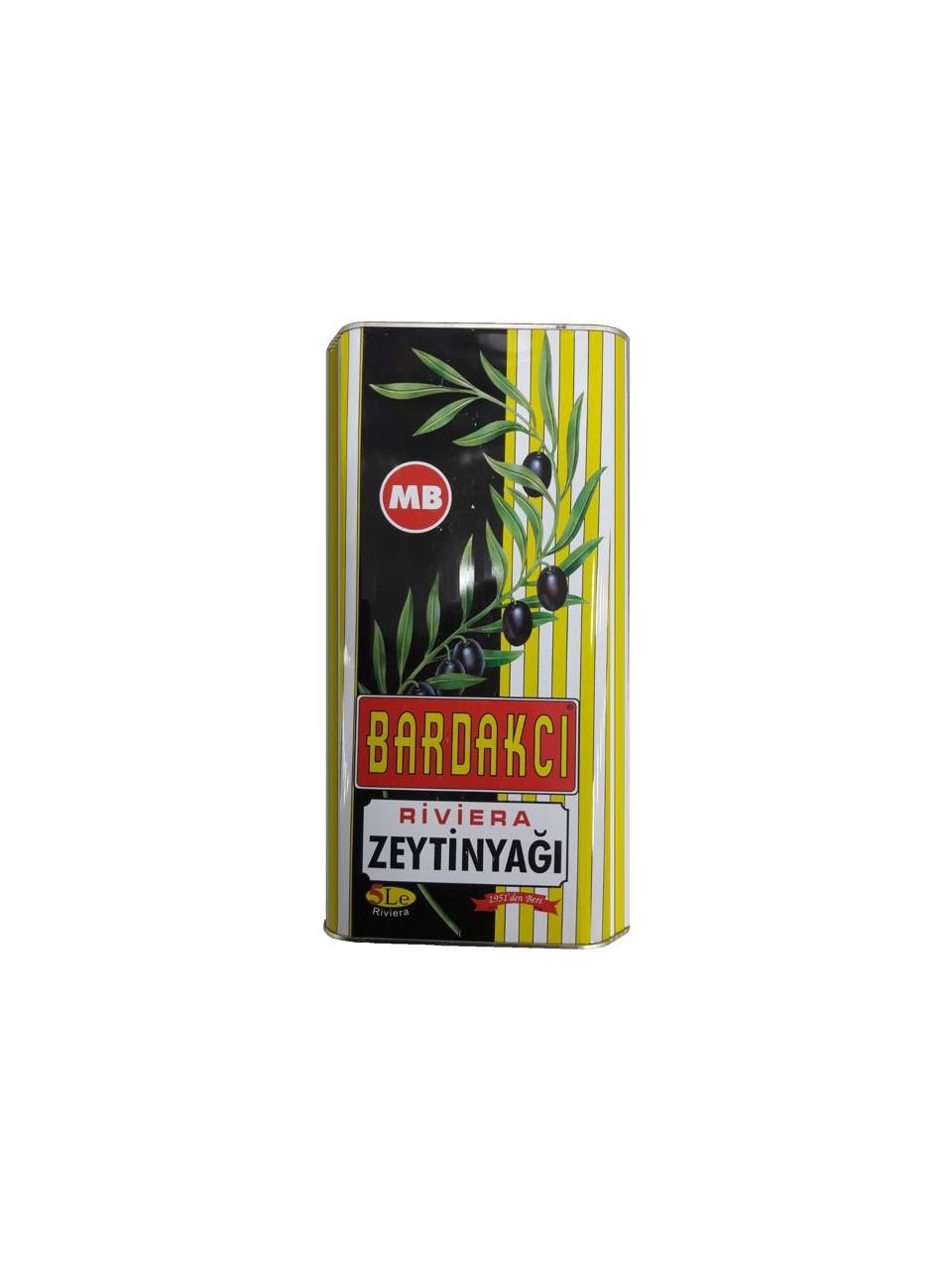 BARDAKCI RİVİERA ZEYTİNYAĞI 5 LT TENEKE
