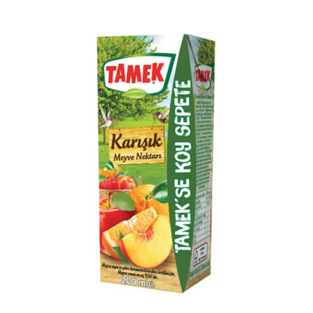 TAMEK M.SUYU 1/5 KARIŞIK 200 ML