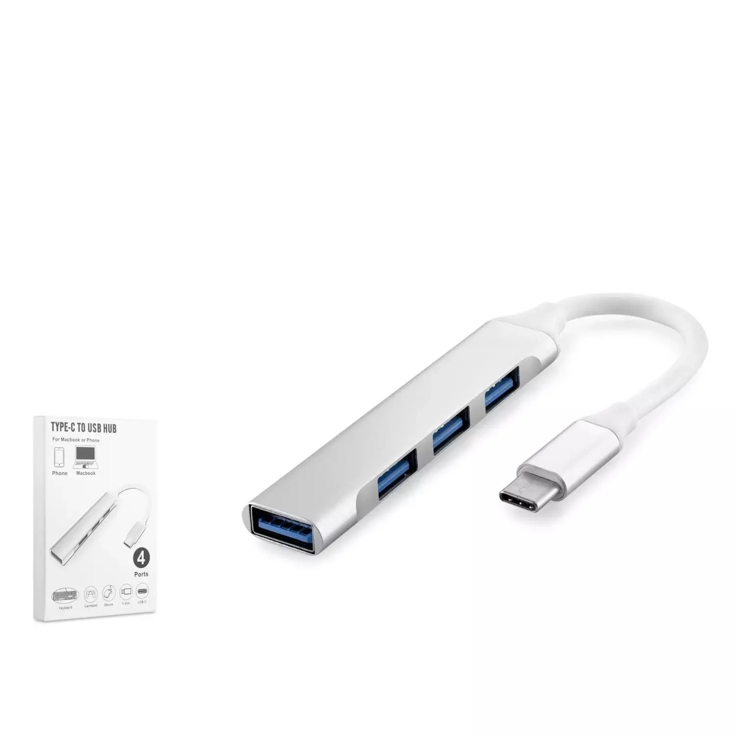 HADRON HDX7032 TYPE-C HUB 4 PORT USB 4IN1 TYPEC ÇO