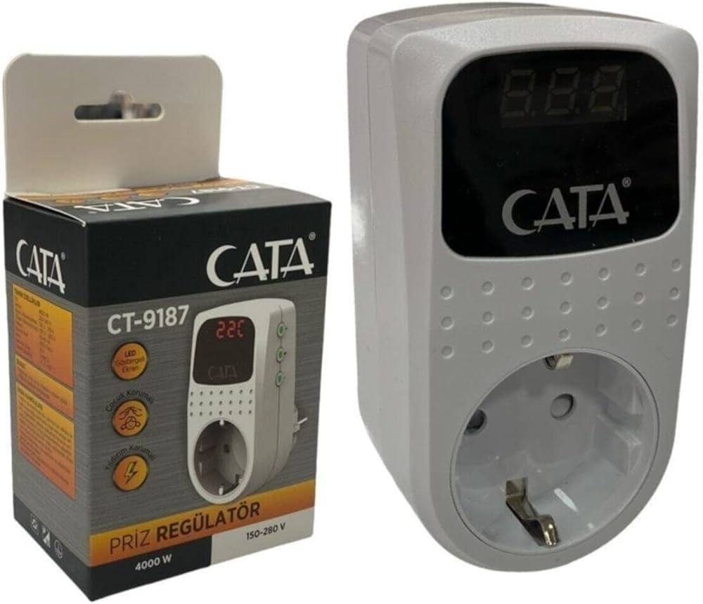 CATA PRİZ REGÜLATÖR CT-9187  ( 150-280V ) ( 4000W 