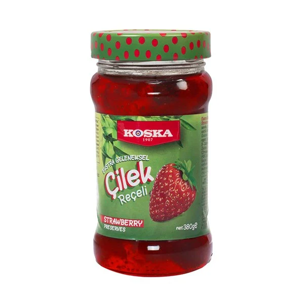 KOSKA 380 GR EXT. GELNKSL. ÇİLEK REÇELİ 12 ADET