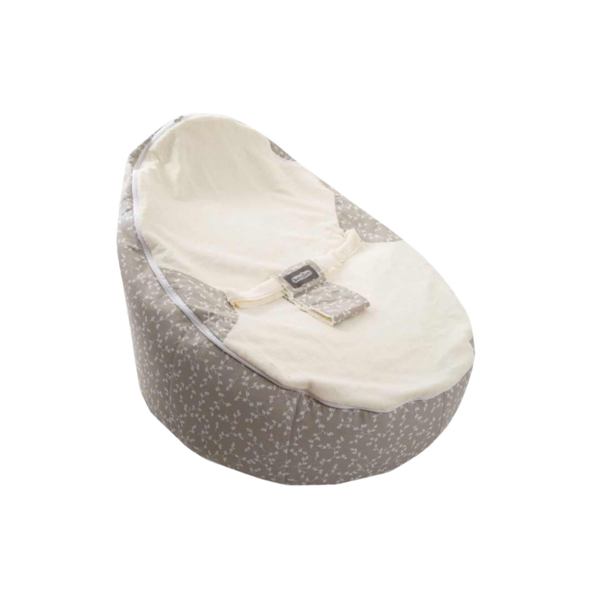  BABYJEM 348 FASULYE YATAK GRİ ÇİÇEK-34803