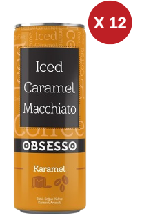 Obsesso Caramel Macchiato Can 250 (12 ADET)