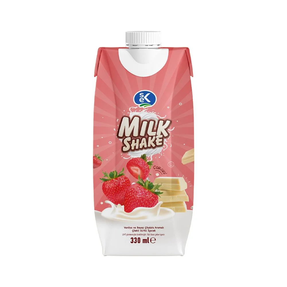 SEK STERILIZE MILKSHAKE 330 ML ÇİLEKLİ(12 ADET)