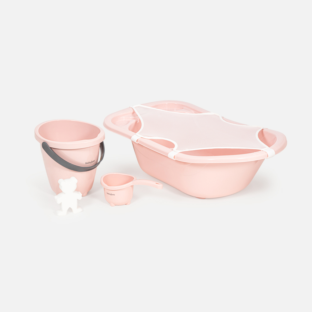  BABYJEM 439 BANYO SETİ 5 PARÇA PEMBE