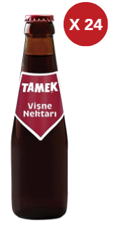 Tamek Cam Şişe Vişne 200 ML (24 ADET)