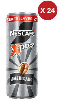 NESCAFE XPRESS ZERO BLACK 250 ML (24 ADET)