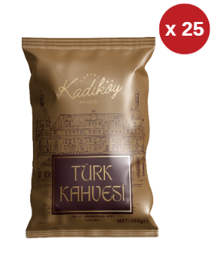 TARİHİ KADIKÖY TÜRK KAHVESİ 100 GR (25 ADET)