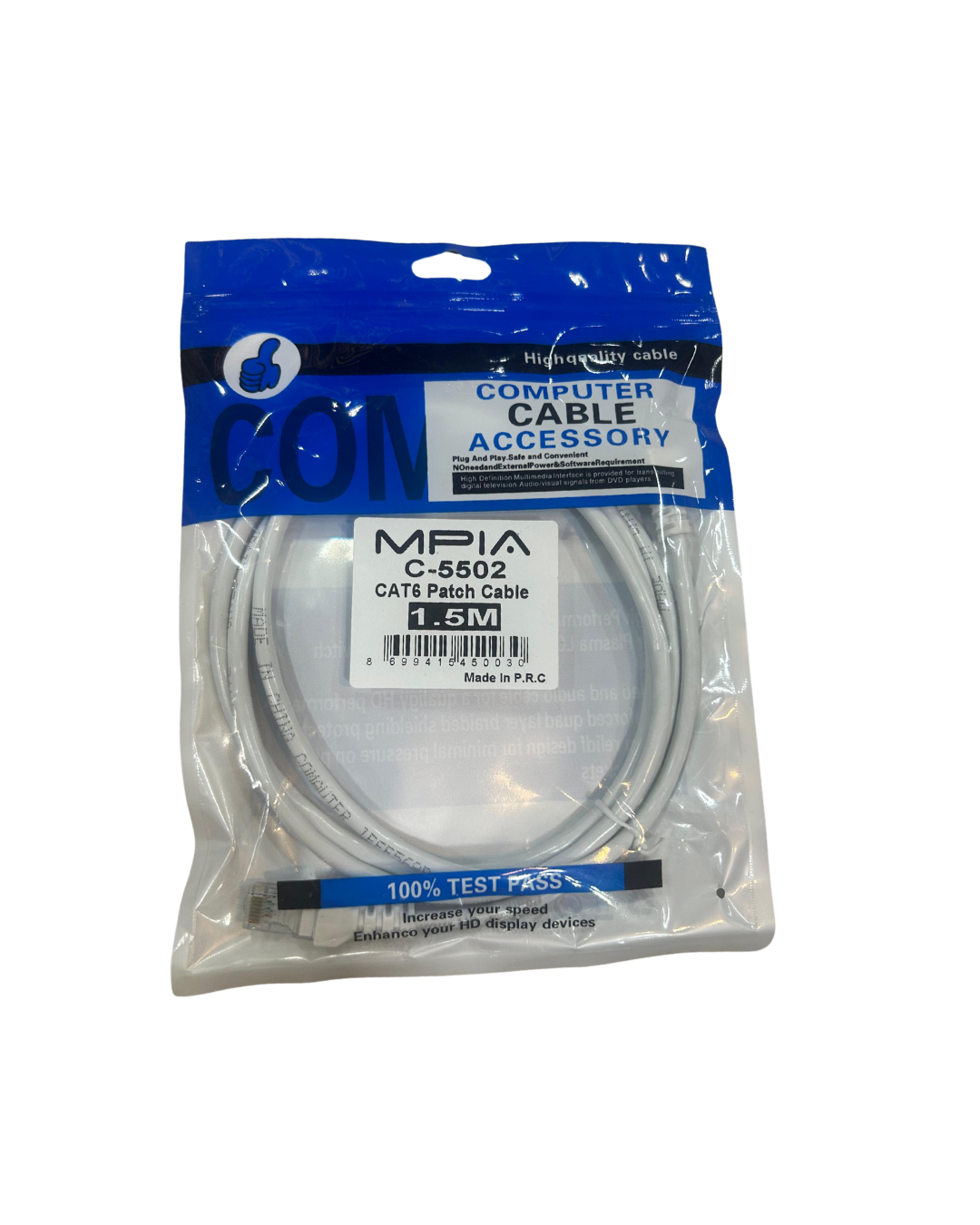 MPIA C-5502 CAT6 KABLO 1.50METRE İNTERNET KABLOSU