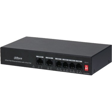 DAHUA PFS3006-4ET-36 6 KANAL 10/100 36 WATT POE SW