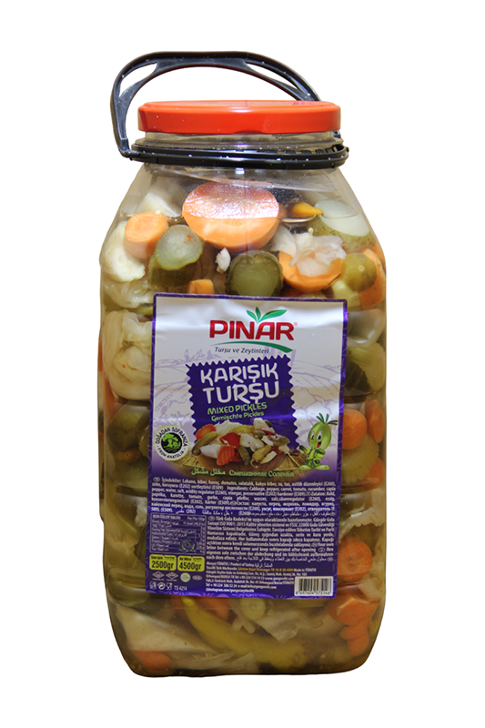 PINAR 4500 cc PET KARIŞIK TURŞU 2,5 KG