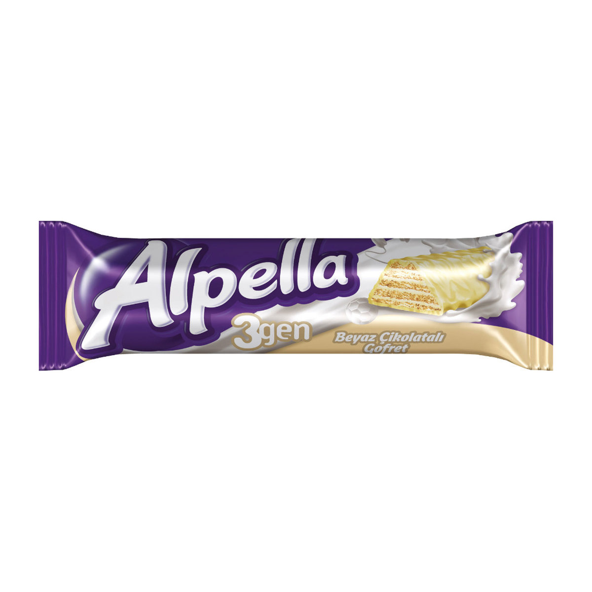 ÜLKER ALPELLA 3GEN  GOF.BEYAZ 28 GR ( 24 ADET )
