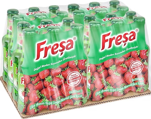 FREŞA ÇİLEK AROMALI MADEN SUYU 200 ML (24 ADET)