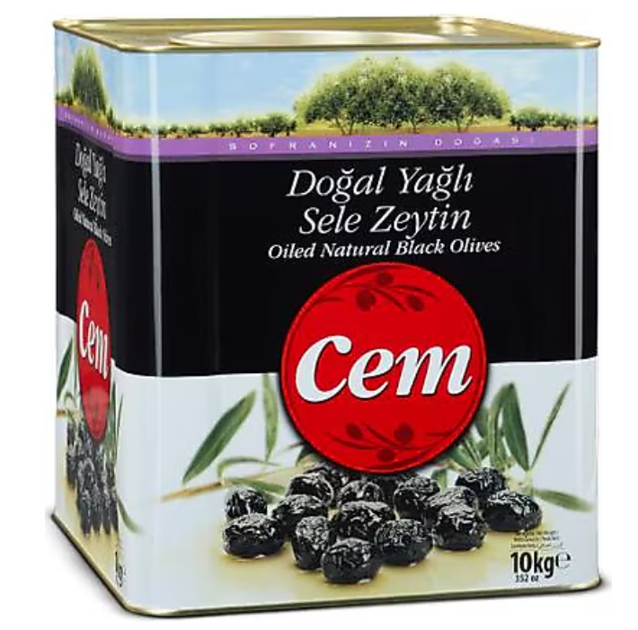 CEM SİYAH ZEYTİN 201-230 10 KG.