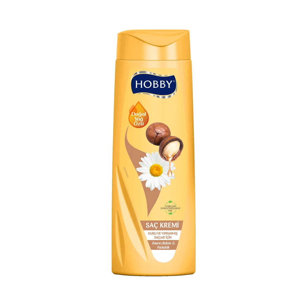 HOBBY SAÇ KREMİ YAG ARGAN PAPATYA 500ML