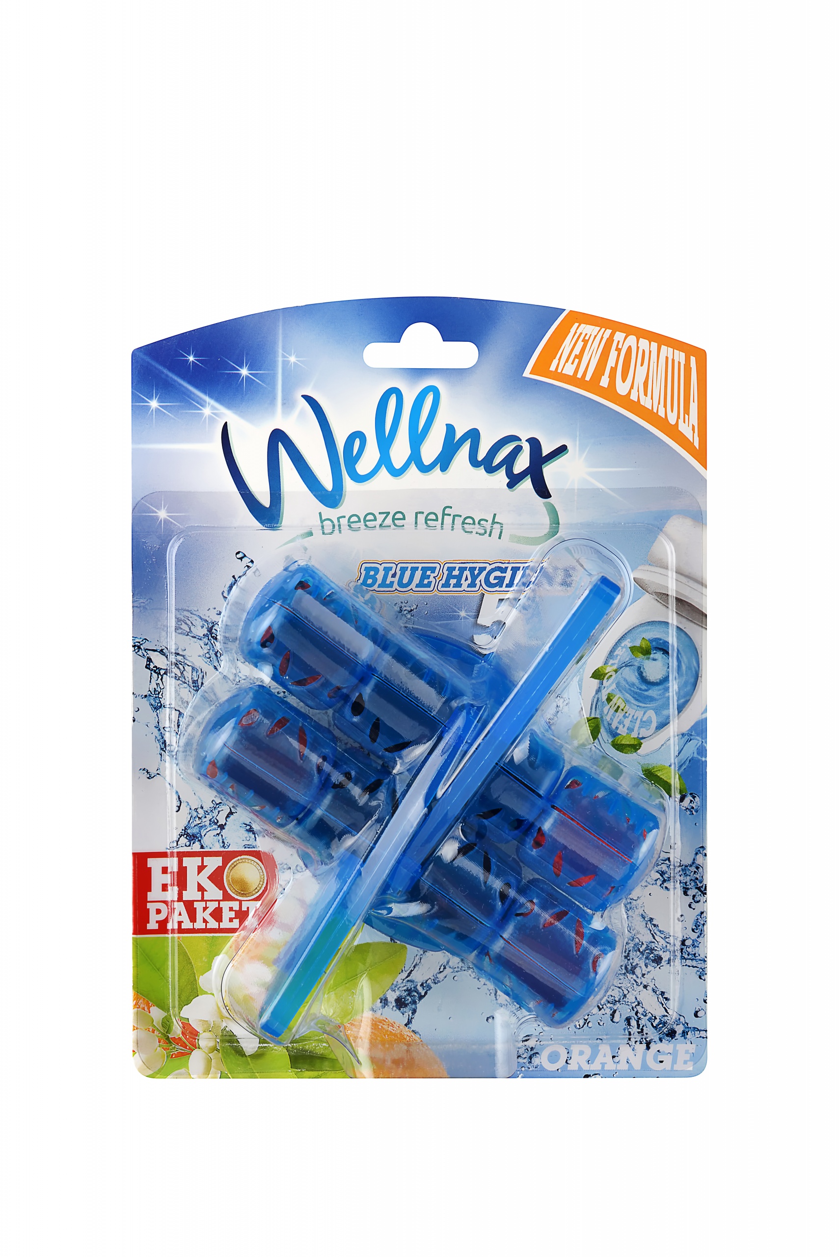 WELLNAX WC BLOK MAVİ SU TEKLİ(PRTKL ÇİÇEĞİ) 50G