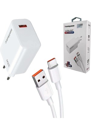 SPRANGE PT-X33 TURBO ULTRA HIZLI ŞARJ 33W 3A QUİCK