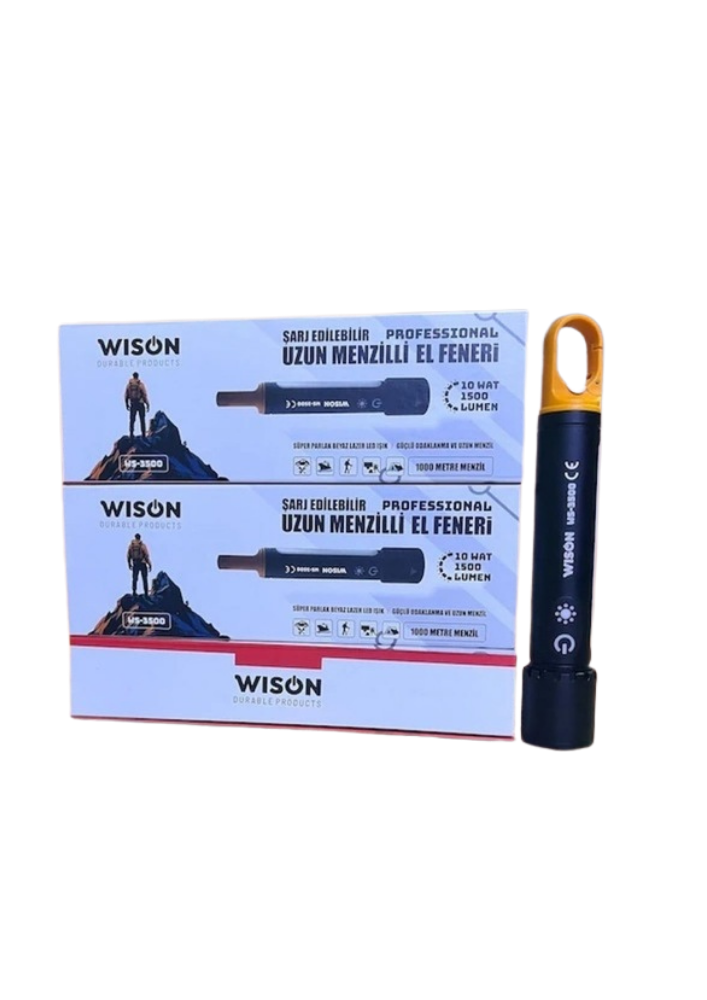 WISON WS-3500/10W ŞARJLI -ZOOMLU PROJEKTÖR-5500 LU